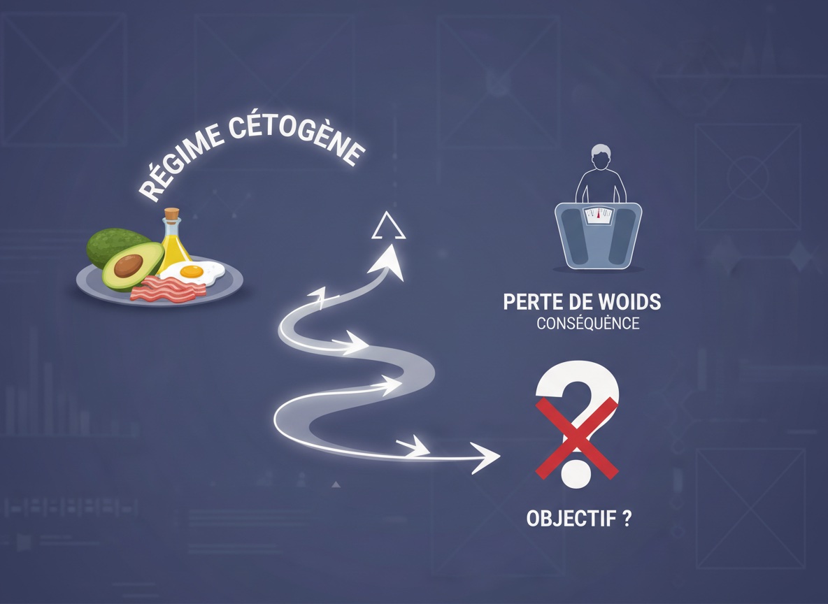 Régime cétogène et perte de poids : arrêter de confondre objectif et conséquence