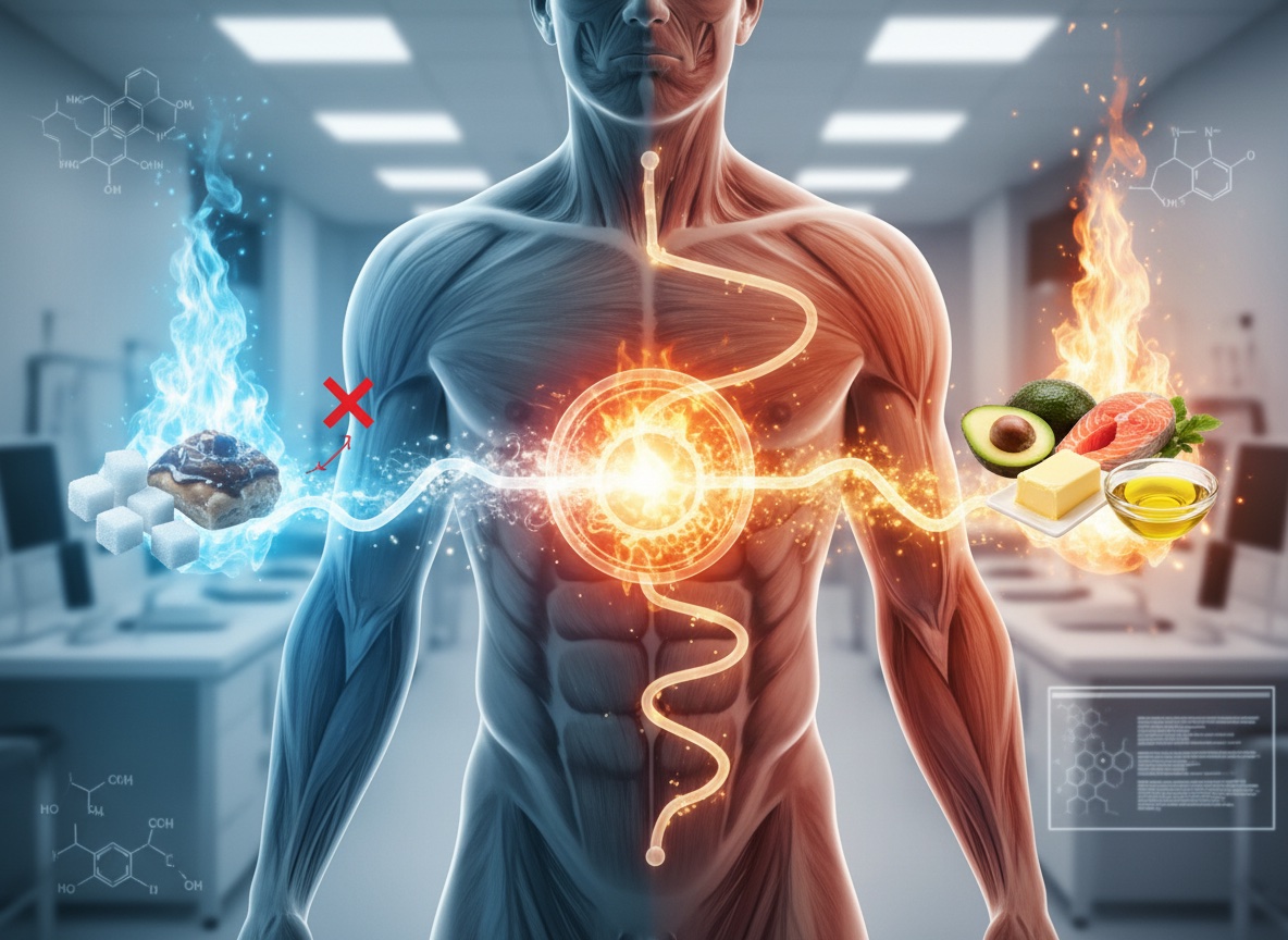 L'alimentation cétogène il s’agit d’apprendre à votre corps à brûler des graisses plutôt que du sucre